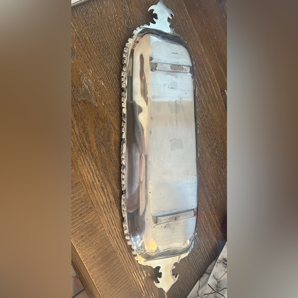 Fleur De Lis oblong platter - Picture 3 of 3